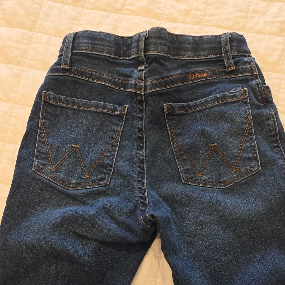 Wrangler Willow Blue Denim Jeans- 5x32 - Picture 4 of 6
